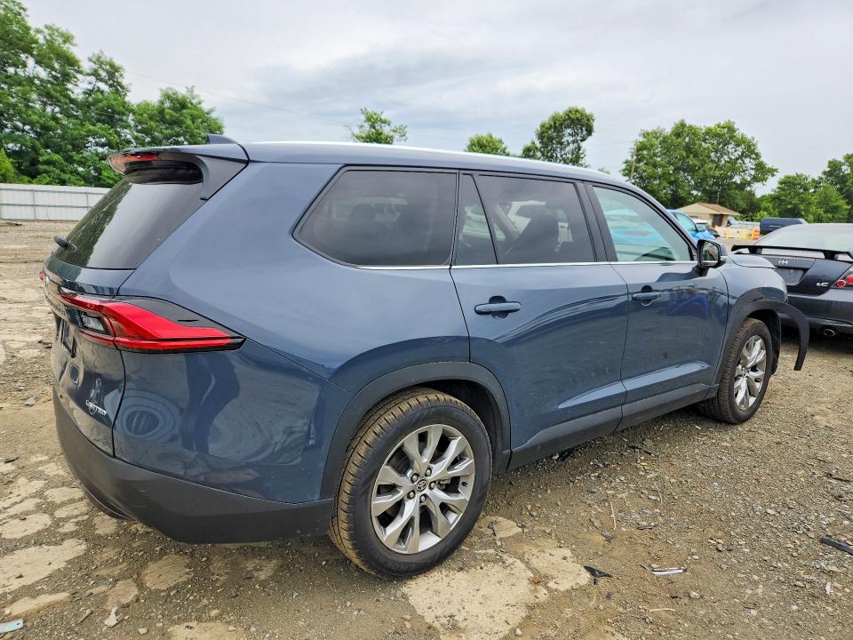 2024 Toyota Highlander VIN 5TDAAAB53RS058694 COPART salvage auction — FRONT END, Nj - Cert Of Title-Salvage, sold $19,000 on 2026-07-20 (photo 3)