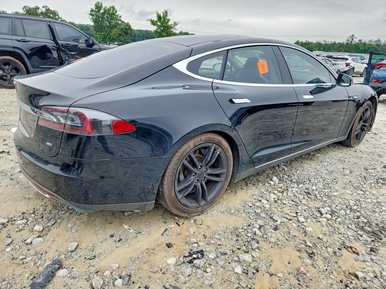 2013 Tesla Model S VIN 5YJSA1CN3DFP26350 COPART salvage auction — Front End, GA - CERTIFICATE OF TITLE (P), sold $525 on 2026-07-01 (photo 3)