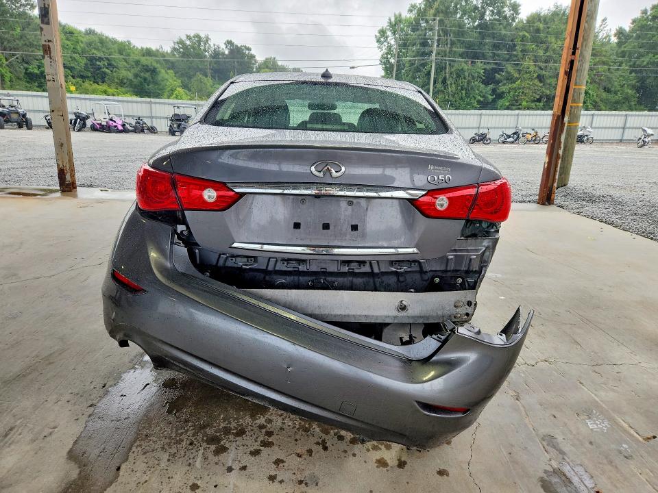 2016 Infiniti Q50 VIN JN1CV7AP7GM203203 COPART salvage auction — UNDERCARRIAGE, Ga - Cert Of Title-Salvage, sold $900 on 2026-07-27 (photo 6)