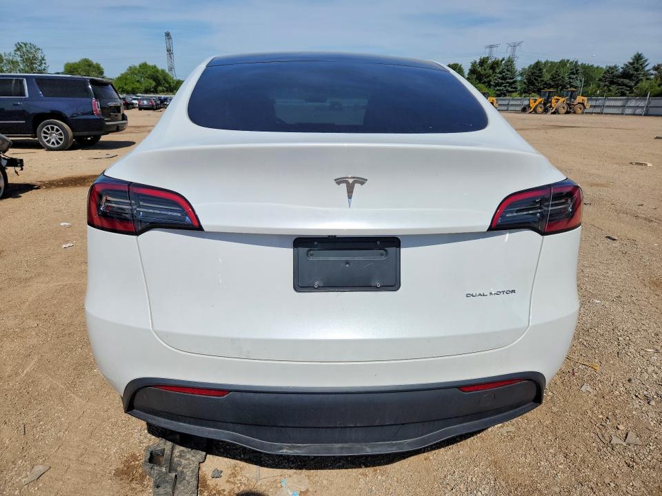 2023 Tesla Model y VIN 7SAYGDEE6PA041741 COPART salvage auction — FRONT END, Il - Salvage Certificate, sold $1,100 on 2026-07-21 (photo 6)