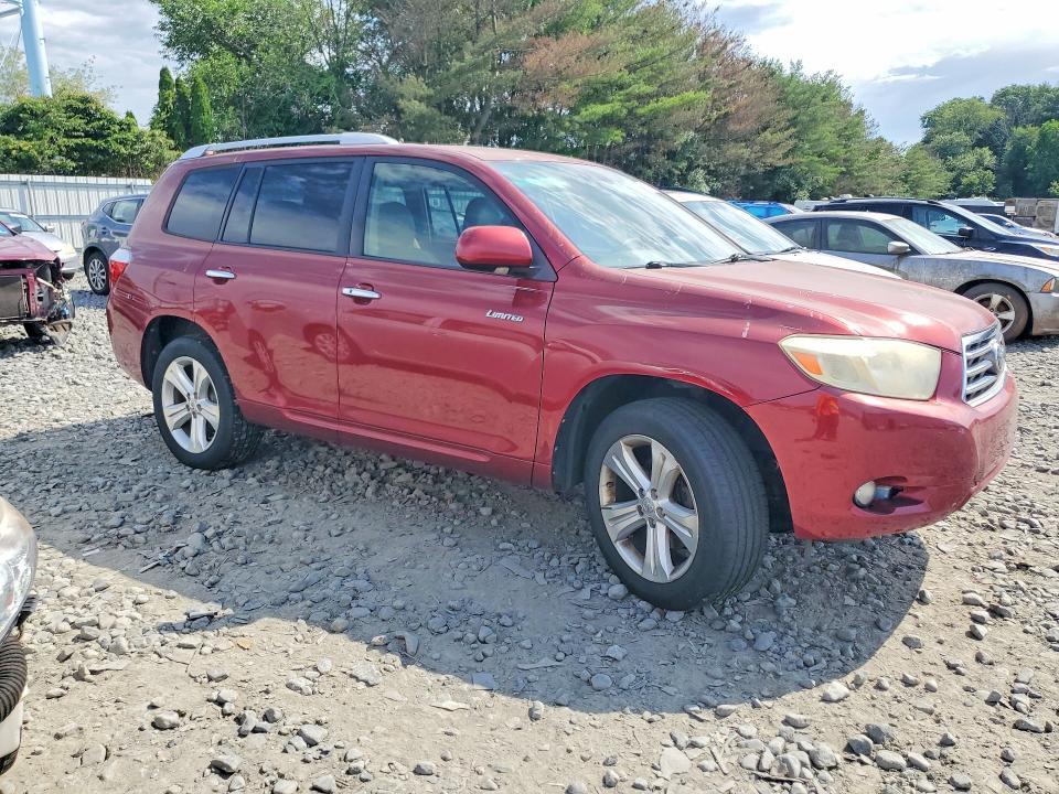 2009 Toyota Highlander VIN JTEES42A992113830 COPART salvage auction — MECHANICAL, Nj - Certificate Of Title, sold $2,150 on 2026-07-20 (photo 4)