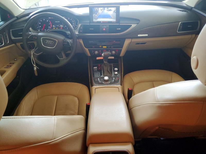 2014 Audi A7 VIN WAUWGAFC5EN079850 COPART salvage auction — FRONT END, Tx - Certificate Of Title, sold $1,450 on 2026-07-17 (photo 8)