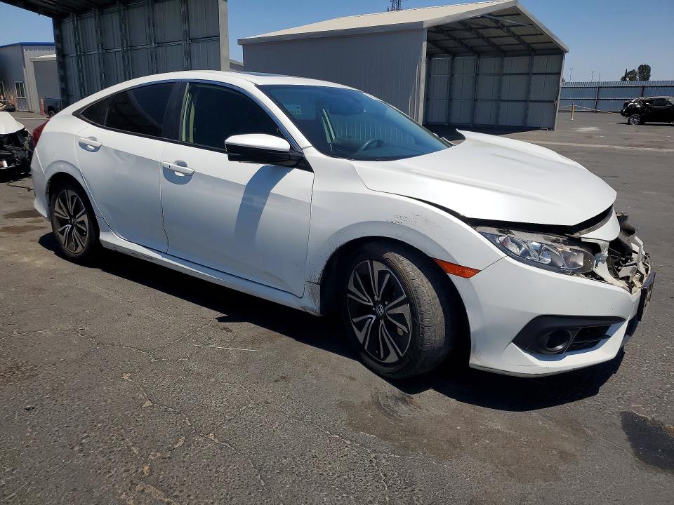 2018 Honda Civic VIN JHMFC1F76JX041350 COPART salvage auction — FRONT END, CA - SALVAGE CERTIFICATE, sold $3,100 on 2026-07-20 (photo 4)