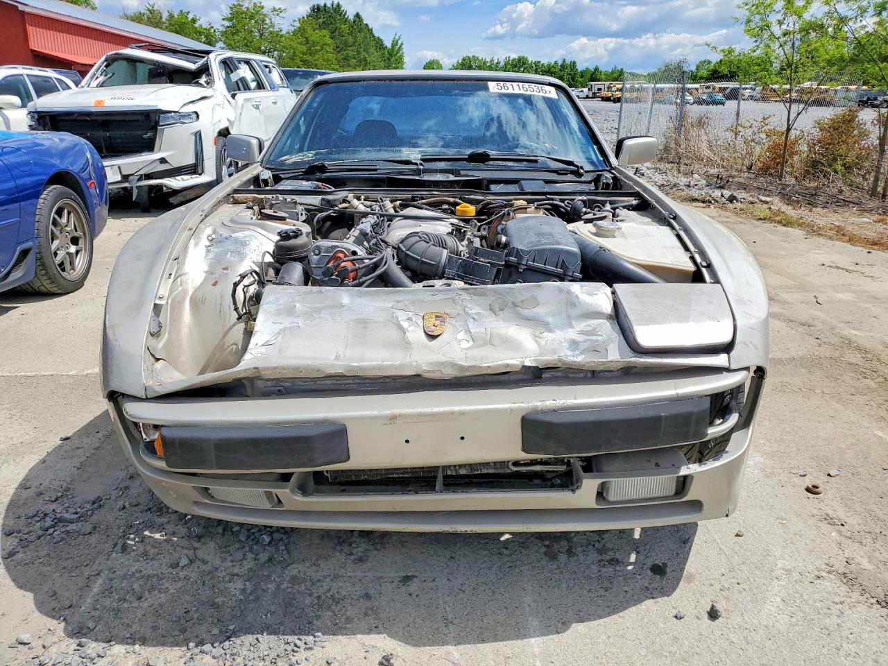 1984 Porsche 944 VIN WP0AA0944EN453698 COPART salvage auction — Front End, FL - CERT OF TITLE SLVG REBUILDABLE (P), sold $2,700 on 2026-07-01 (photo 5)