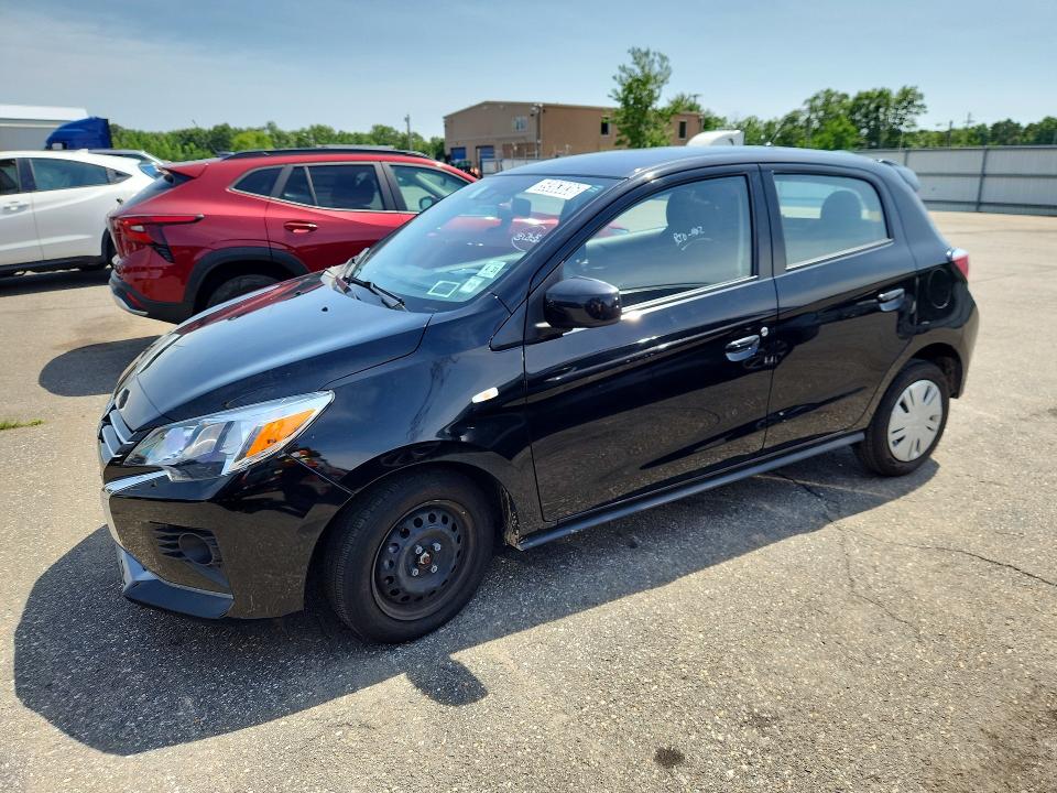 2024 Mitsubishi Mirage VIN ML32AUHJ4RH019520 COPART salvage auction — SIDE, Fl - Cert Of Title Slvg Rebuildable (P), sold $2,150 on 2026-07-08 (photo 1)