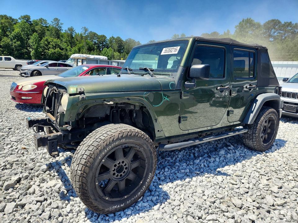 2009 Jeep Wrangler / VIN 1J4GB39179L753990 COPART salvage auction — FRONT END, GA - CERT OF TITLE-SALVAGE, sold $1,500 on 2026-08-02 (photo 1)