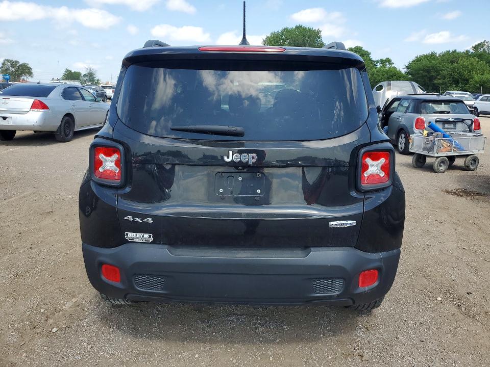 2016 Jeep Renegade VIN ZACCJBBT5GPD89672 COPART salvage auction — FRONT END, IA - CERT OF TITLE-SALVAGE TITLE, sold $700 on 2026-07-31 (photo 6)