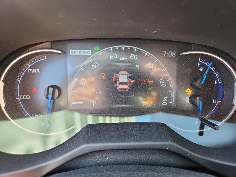 2024 Toyota Rav4 hybrid VIN 4T3RWRFV5RU123542 COPART salvage auction — FRONT END, TX - CERTIFICATE OF TITLE, sold $12,000 on 2026-07-28 (photo 9)