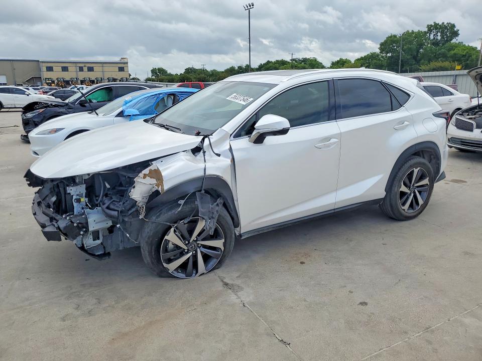 2020 Lexus Nx VIN JTJGARBZ9L5016987 COPART salvage auction — FRONT END, Tx - Salvage Vehicle Title, sold $7,300 on 2026-07-30 (photo 1)