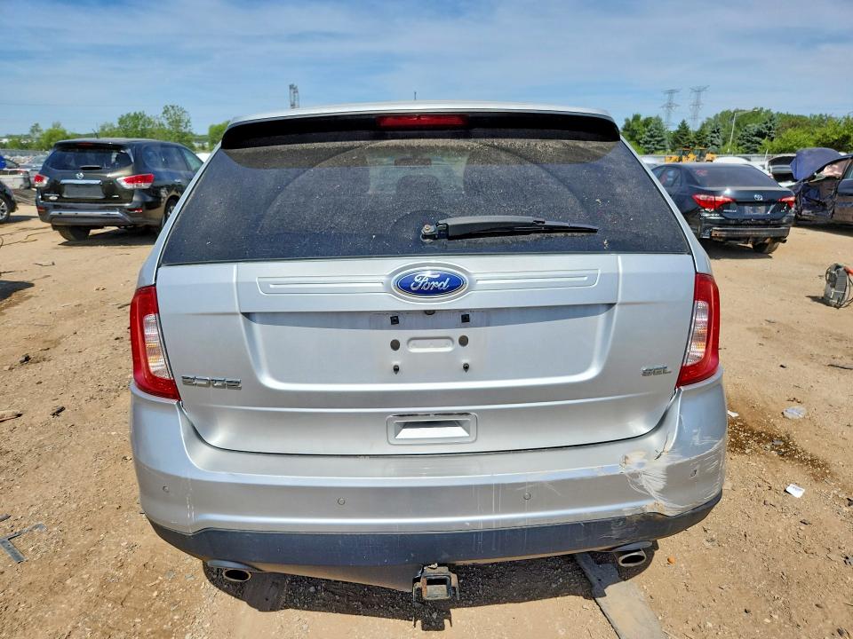 2013 Ford Edge VIN 2FMDK3JC6DBB63550 COPART salvage auction — REAR END, Il - Salvage Certificate, sold $875 on 2026-07-09 (photo 6)