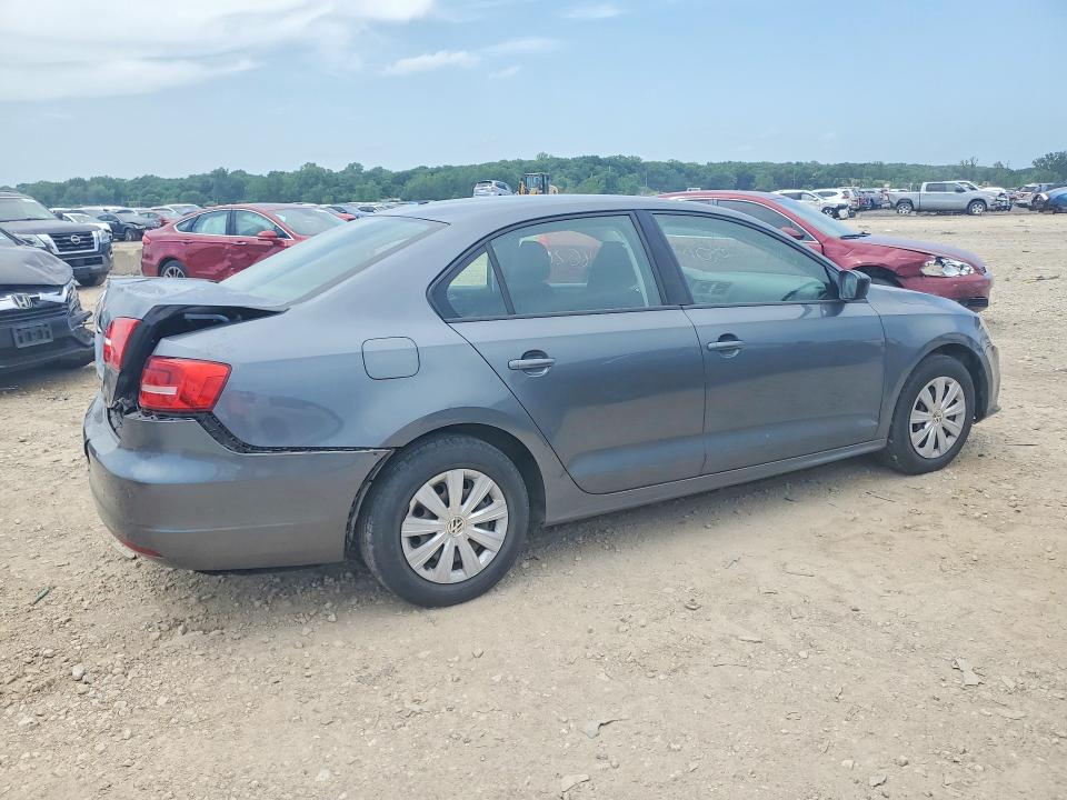 2015 Volkswagen Jetta VIN 3VW2K7AJ3FM316692 COPART salvage auction — REAR END, Oh - Dealer Only Clean Title, sold $525 on 2026-07-09 (photo 3)