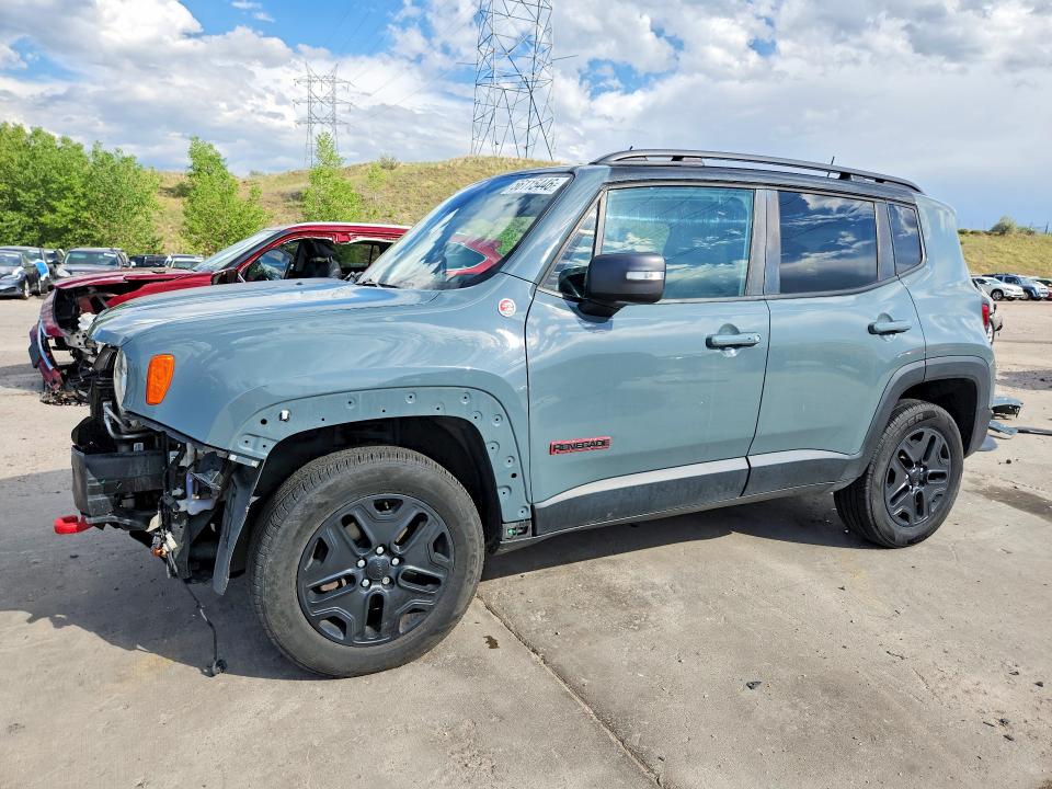 2018 Jeep Renegade VIN ZACCJBCB6JPH77698 COPART salvage auction — FRONT END, Co - Public - Salvage Title, sold $2,050 on 2026-08-03 (photo 1)