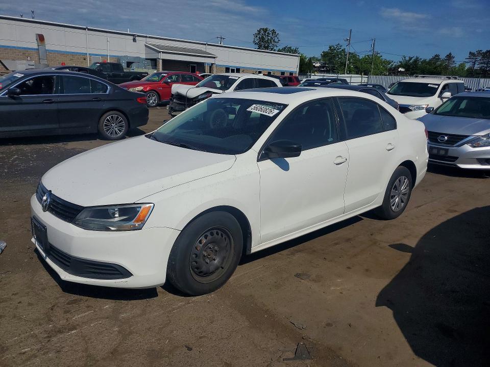 2013 Volkswagen Jetta VIN 3VW2K7AJ0DM403818 COPART salvage auction — FRONT END, Ct - Cert Of Title-Salvage, sold $475 on 2026-07-10 (photo 1)