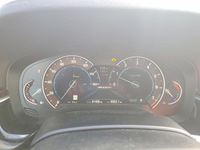 2018 BMW M5 VIN WBAJB9C5XJB287277 COPART salvage auction — MINOR DENT/SCRATCHES, Mt - Certificate Of Title, sold $9,700 on 2026-07-30 (photo 9)
