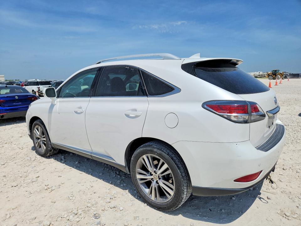 2015 Lexus Rx VIN 2T2ZK1BA6FC197912 COPART salvage auction — WATER/FLOOD, Tx - Salvage Title-Flood Damage, sold $6,500 on 2026-07-02 (photo 2)