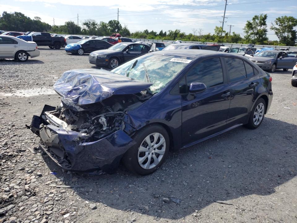 2022 Toyota Corolla VIN 5YFEPMAE0NP363723 COPART salvage auction — FRONT END, Fl - Certificate Of Destruction, sold $1,350 on 2026-07-10 (photo 1)