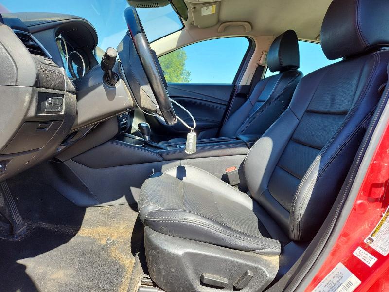 2017 Mazda 6 VIN JM1GL1V50H1140927 COPART salvage auction — FRONT END, Or - Salvage Title Certificate, sold $2,150 on 2026-08-03 (photo 7)