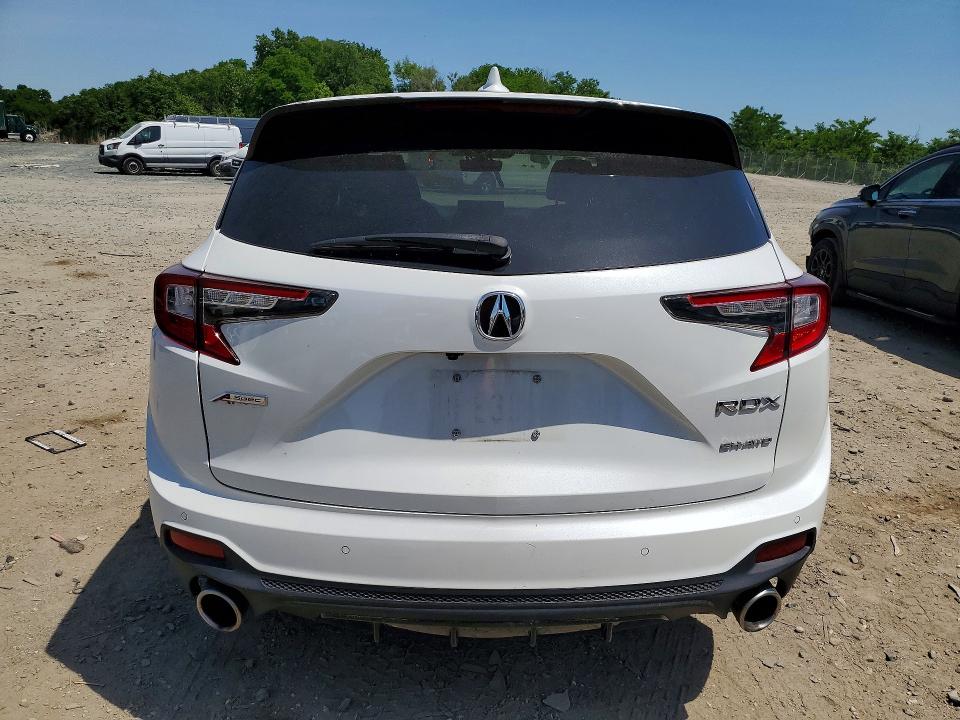 2023 Acura Rdx VIN 5J8TC2H64PL002188 COPART salvage auction — MINOR DENT/SCRATCHES, Md - Cert Of Salvage > 75% Damage, sold $12,200 on 2026-07-28 (photo 6)