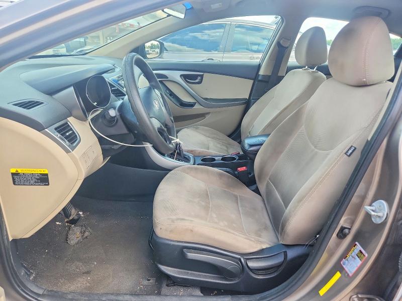 2014 Hyundai Elantra VIN 5NPDH4AE0EH521774 COPART salvage auction — MECHANICAL, Fl - Certificate Of Title, sold $1,750 on 2026-07-02 (photo 7)