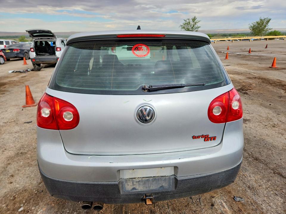 2007 Volkswagen Gti VIN WVWEV71K17W009751 COPART salvage auction — FRONT END, Nm - Cert Of Title-Salvage, sold $850 on 2026-07-09 (photo 6)