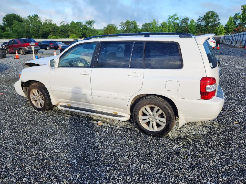 2006 Toyota Highlander VIN JTEDW21A860014932 COPART salvage auction — FRONT END, Sc - Cert Of Title-Salvage, sold $600 on 2026-07-27 (photo 2)