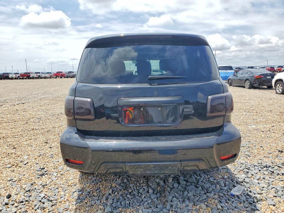 2018 Nissan Armada VIN JN8AY2NC0J9555608 COPART salvage auction — FRONT END, Tx - Salvage Vehicle Title, sold $90 on 2026-07-28 (photo 6)