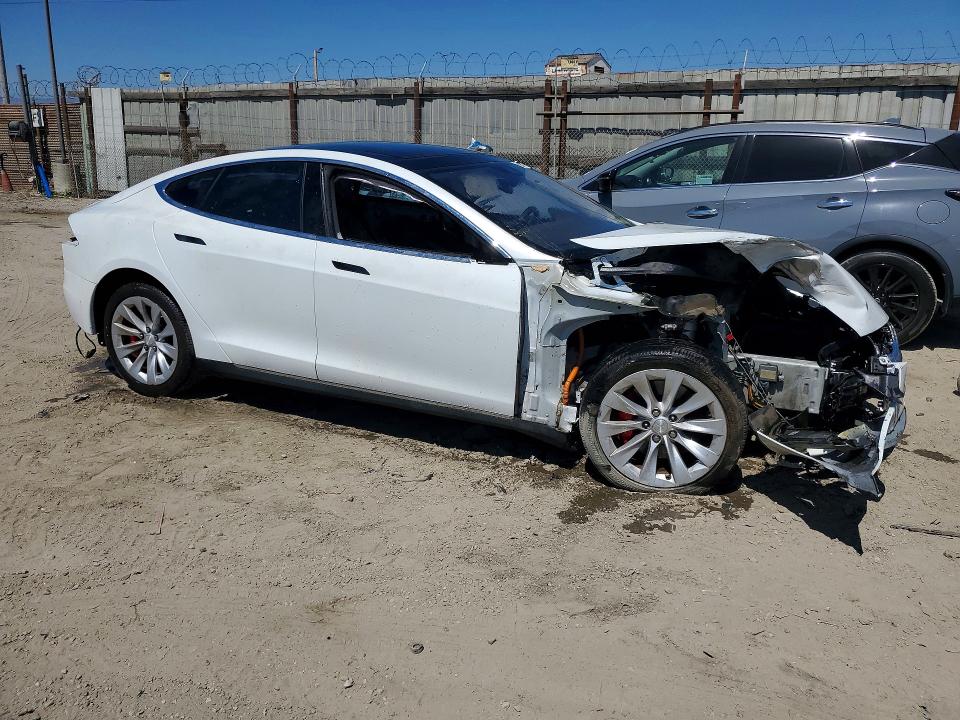 2016 Tesla Model s VIN 5YJSA1E40GF134171 COPART salvage auction — FRONT END, Ca - Salvage Certificate (P), sold $675 on 2026-07-27 (photo 4)