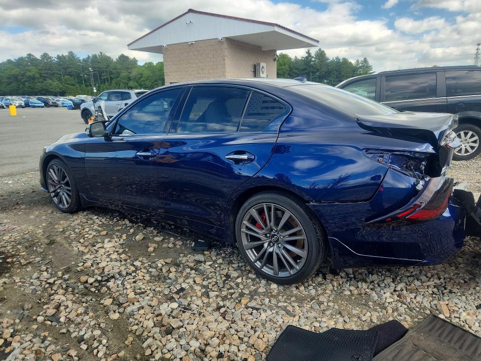 2021 Infiniti VIN JN1FV7DR6MM880698 COPART salvage auction — REAR END, Ct - Cert Of Title-Salvage, sold $4,750 on 2026-07-21 (photo 2)
