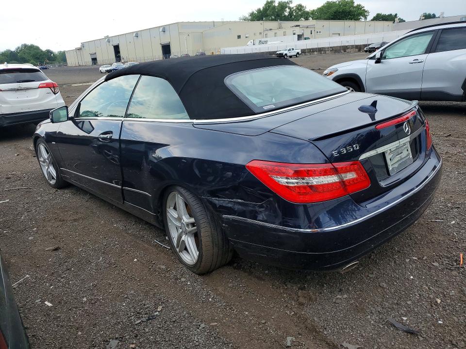2012 Mercedes-benz E-class VIN WDDKK5KF3CF159930 COPART salvage auction — ALL OVER, Ct - Cert Of Title-Salvage, sold $1,150 on 2026-07-17 (photo 2)