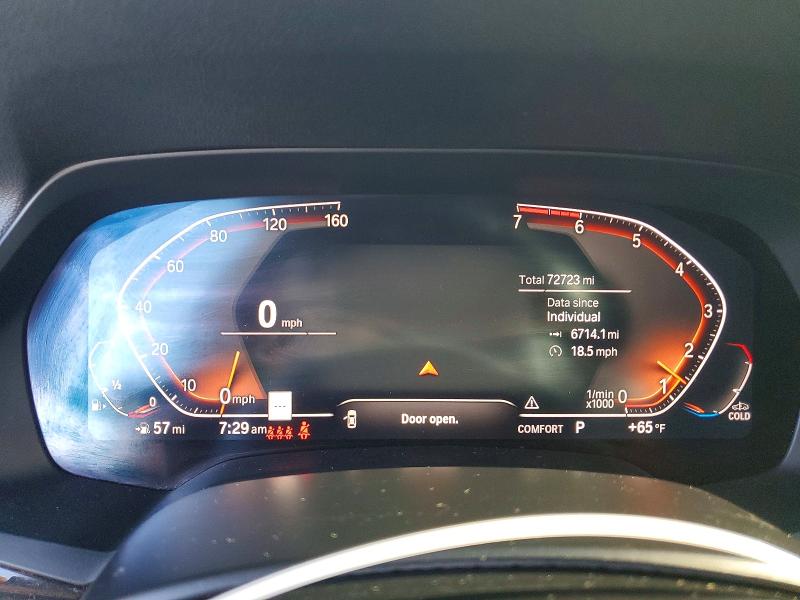 2019 BMW X5 VIN 5UXJU2C57KLN65650 COPART salvage auction — NORMAL WEAR, Wv - Dis/Dlr/Exp Only Clean Title (P), sold $15,900 on 2026-07-07 (photo 9)