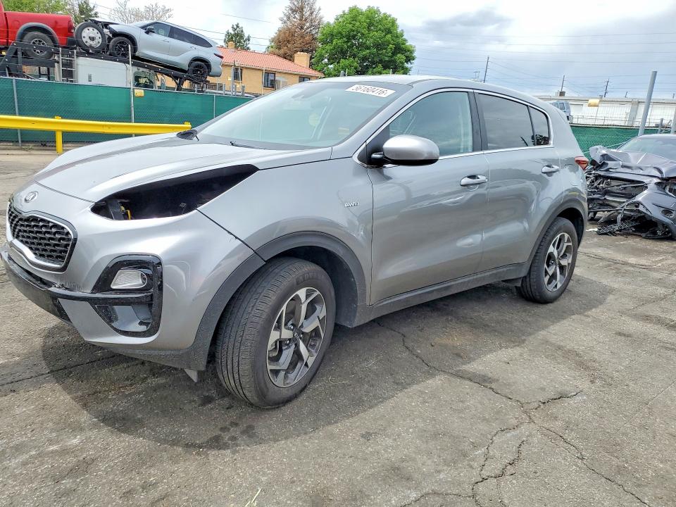 2020 Kia Sportage VIN KNDPMCAC8L7636576 COPART salvage auction — FRONT END, Co - Salvage Title, sold $4,300 on 2026-07-30 (photo 1)