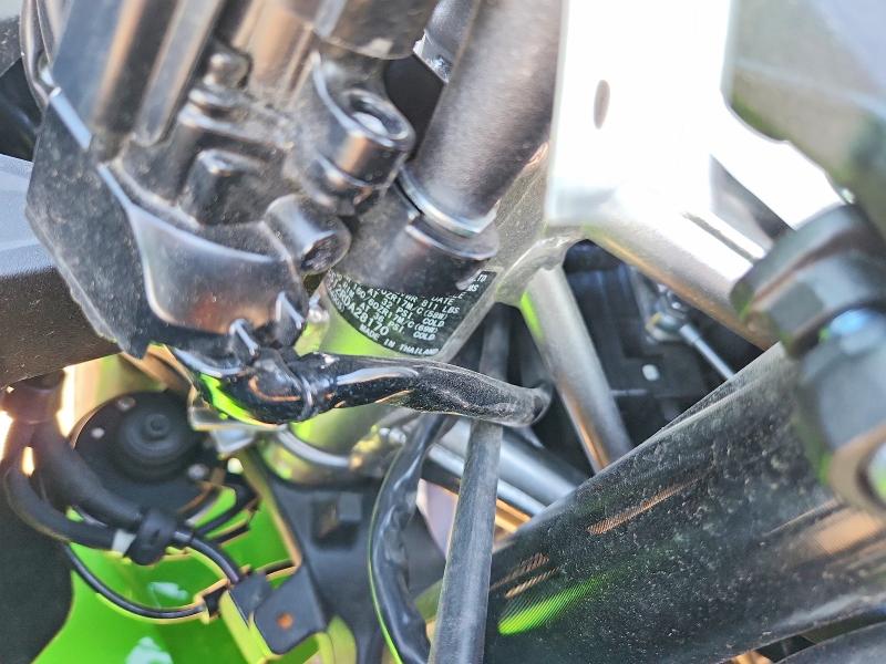 2024 Kawasaki VIN ML5ZXCS12RDA28170 COPART salvage auction — REAR END, Il - Salvage Certificate, sold $3,350 on 2026-07-14 (photo 9)