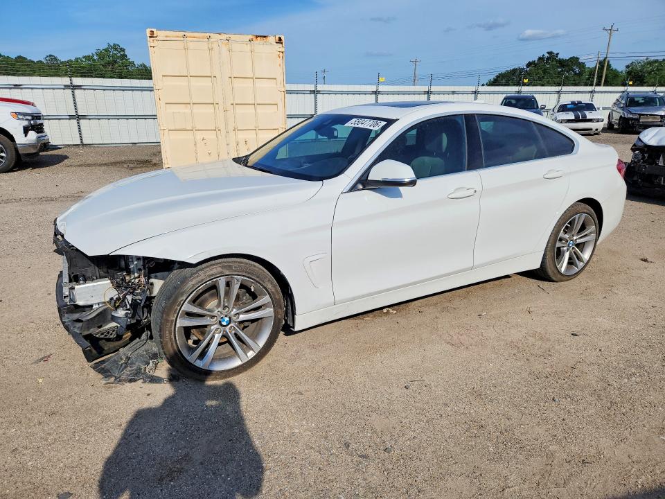 2019 BMW 4 series VIN WBA4J1C54KBM14348 COPART salvage auction — FRONT END, AL - CERT OF TITLE-SALVAGE TITLE (P), sold $6,500 on 2026-07-09 (photo 1)