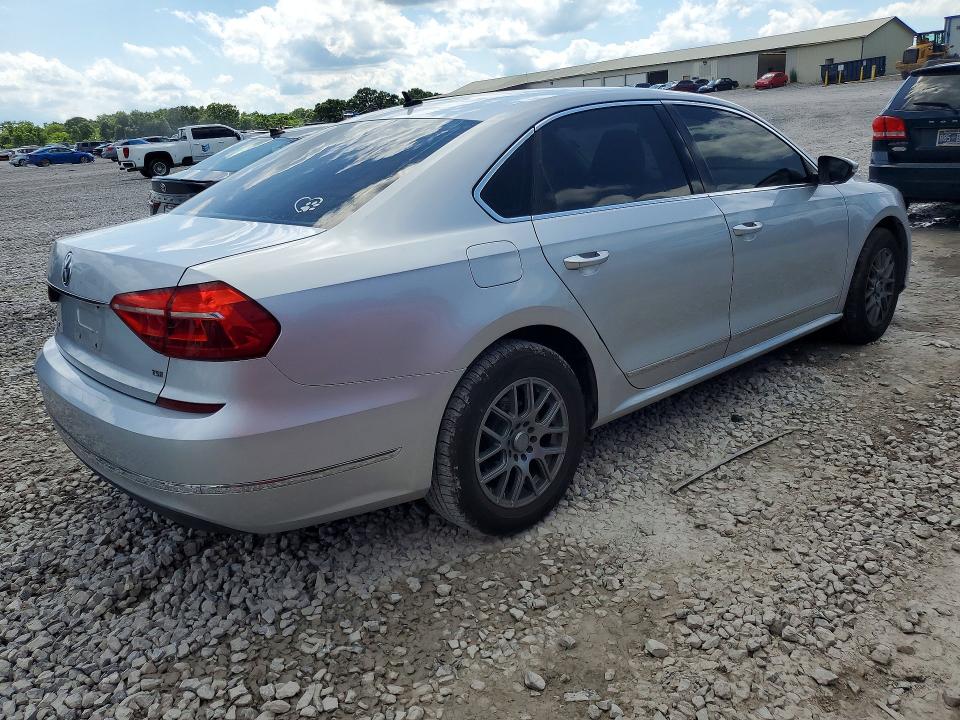 2016 Volkswagen VIN 1VWAS7A37GC008313 COPART salvage auction — SIDE, Tn - Salvage Certificate, sold $1,900 on 2026-09-10 (photo 3)