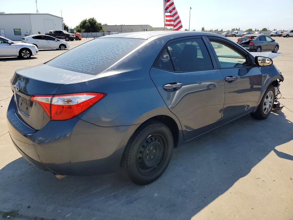 2016 Toyota Corolla VIN 5YFBURHE2GP492256 COPART salvage auction — FRONT END, Ca - Salvage Certificate, sold $925 on 2026-07-20 (photo 3)
