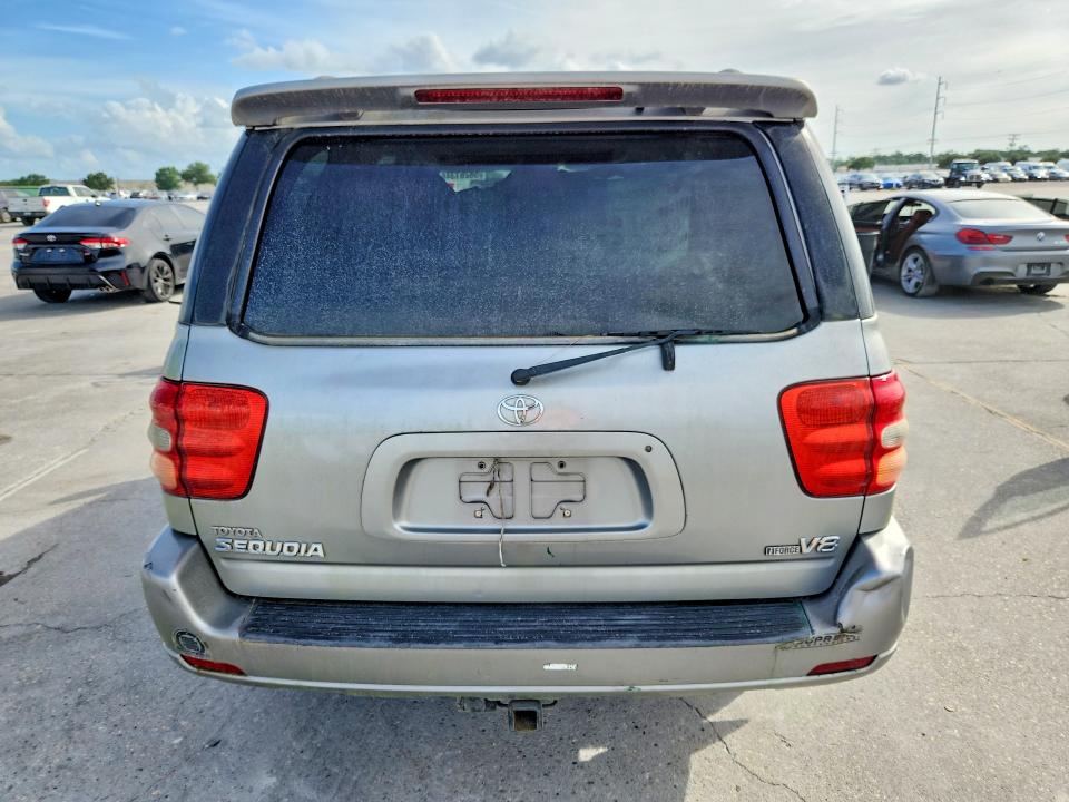 2004 Toyota Sequoia VIN 5TDZT38A74S222695 COPART salvage auction — FRONT END, La - Permit To Sell, sold $600 on 2026-07-15 (photo 6)