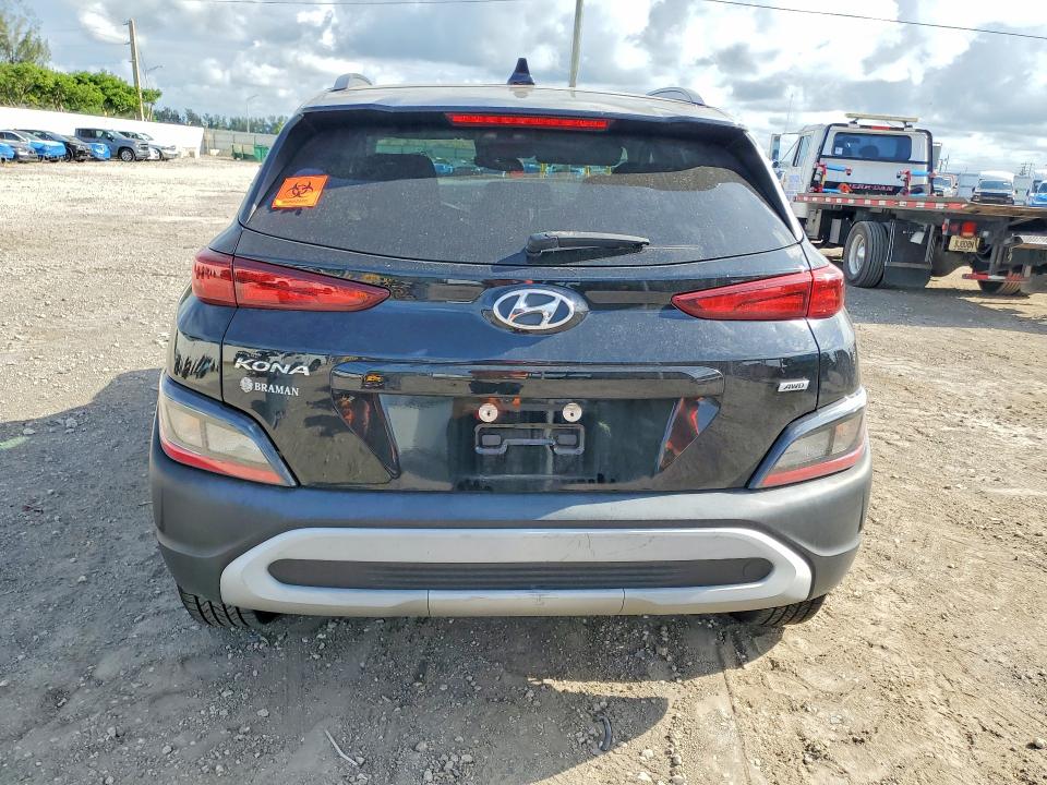 2023 Hyundai VIN KM8K6CAB3PU054853 COPART salvage auction — FRONT END, Fl - Certificate Of Destruction, sold $1,900 on 2026-07-08 (photo 6)