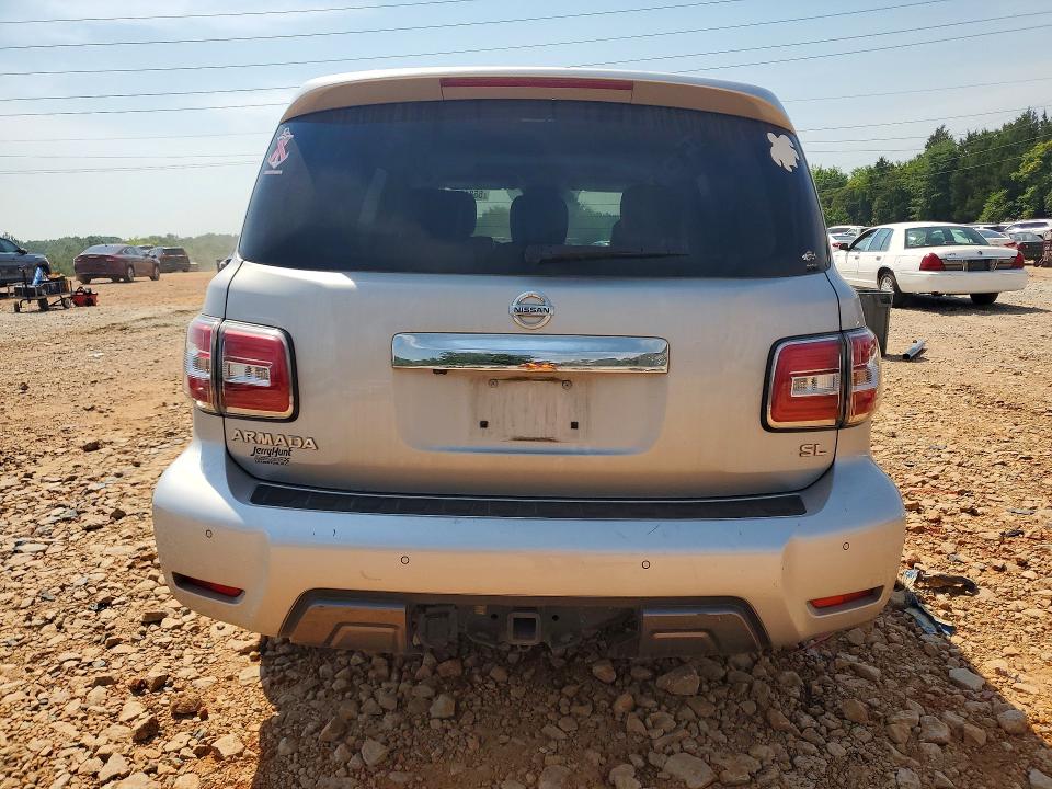 2020 Nissan Armada VIN JN8AY2NC6LX516228 COPART salvage auction — FRONT END, NC - SALVAGE CERTIFICATE OF TITLE, sold $1,150 on 2026-07-27 (photo 6)