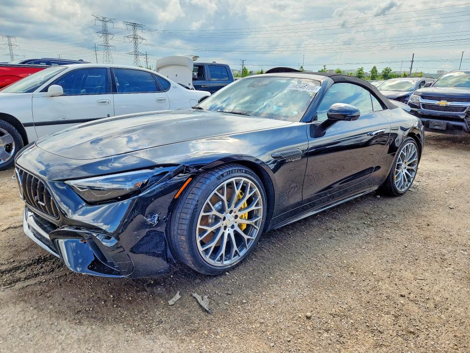 2022 Mercedes-benz Sl-klasse amg VIN W1KVK8BB0NF004282 COPART salvage auction — FRONT END, Il - Salvage Certificate, sold $25,500 on 2026-07-28 (photo 1)