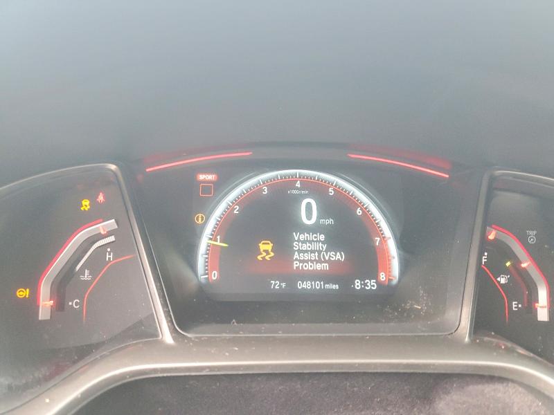 2018 Honda Civic VIN SHHFK8G77JU202809 COPART salvage auction — FRONT END, KY - CERT OF TITLE-SALVAGE, sold $7,600 on 2026-07-29 (photo 9)