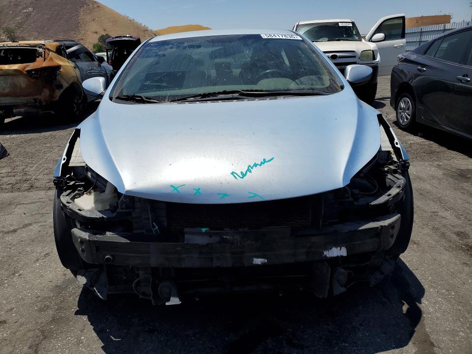 2013 Hyundai VIN KMHDH4AE1DU726648 COPART salvage auction — FRONT END, CA - SALVAGE CERTIFICATE, sold $900 on 2026-07-02 (photo 5)