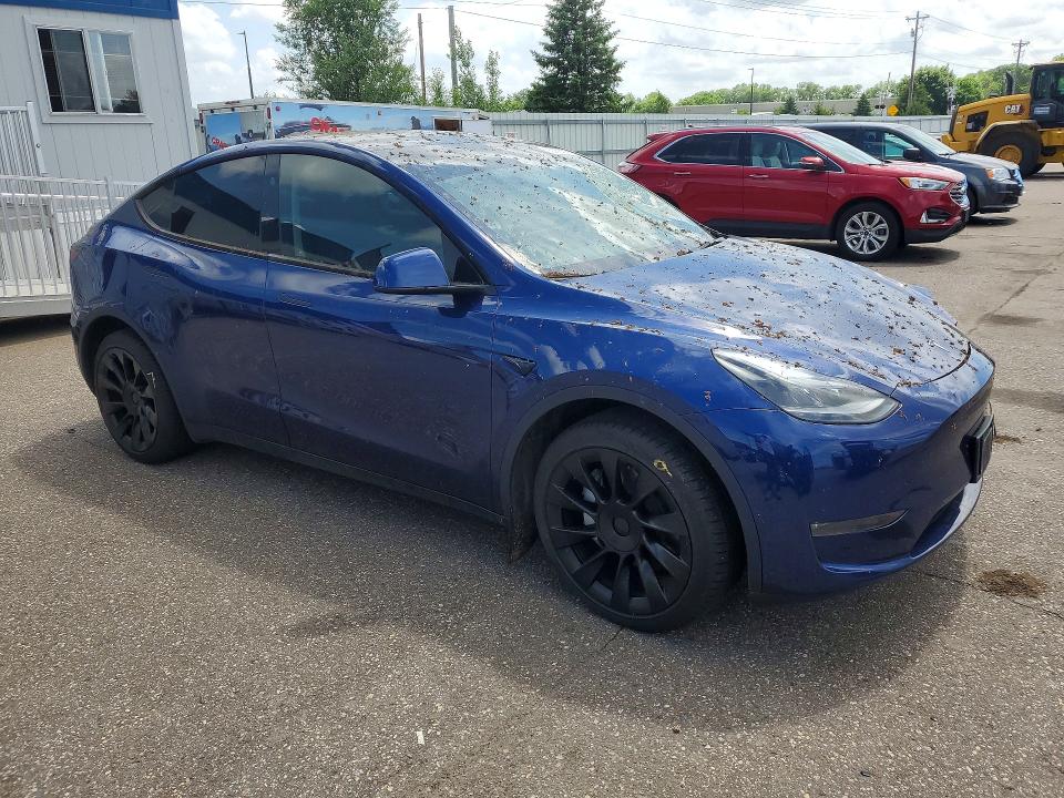 2024 Tesla Model y VIN 7SAYGDEE8RA227459 COPART salvage auction — FRONT END, Mn - Cert Of Title-Salvage, sold $13,600 on 2026-07-28 (photo 4)
