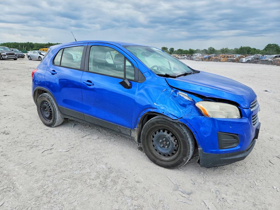 2016 Chevrolet VIN KL7CJKSB9GB603934 COPART salvage auction — SIDE, IL - SALVAGE CERTIFICATE, sold $600 on 2026-07-29 (photo 4)