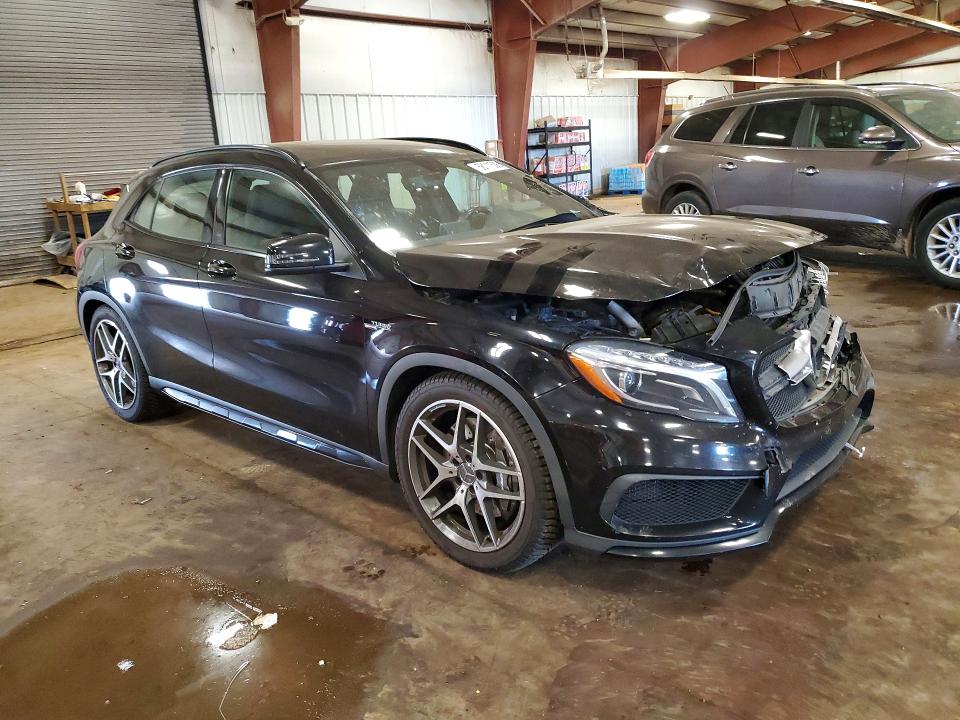 2015 Mercedes-benz Gla-klasse amg VIN WDDTG5CB0FJ052286 COPART salvage auction — FRONT END, Mi - Cert Of Title-Salvage Vehicle, sold $1,750 on 2026-07-10 (photo 4)