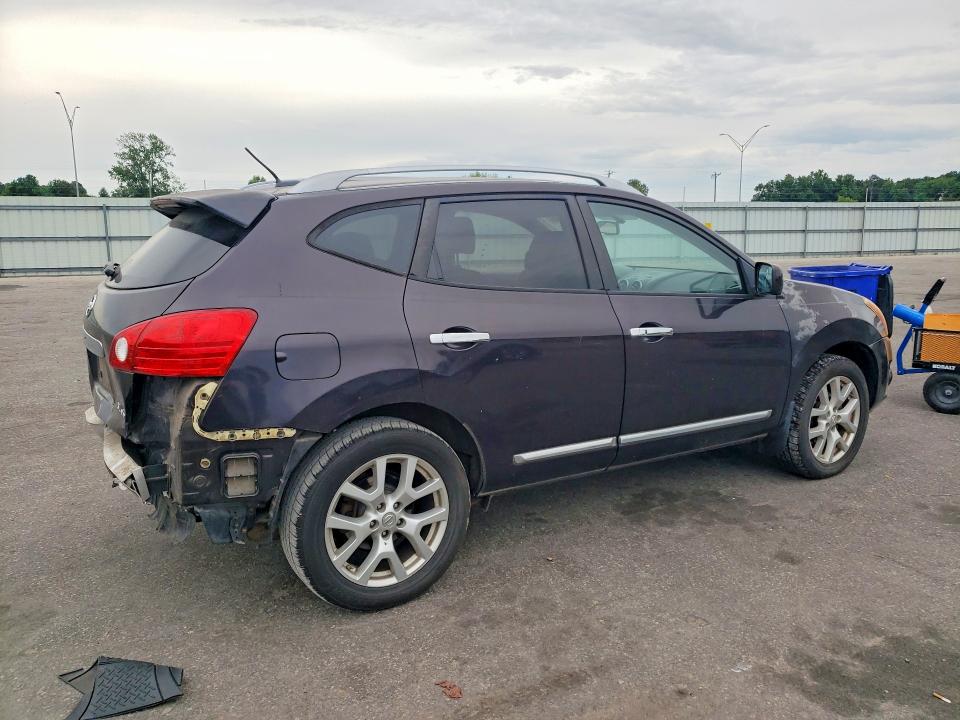 2012 Nissan Rogue VIN JN8AS5MV9CW409458 COPART salvage auction — REAR END, Nc - Salvage Certificate Of Title, sold $275 on 2026-07-23 (photo 3)