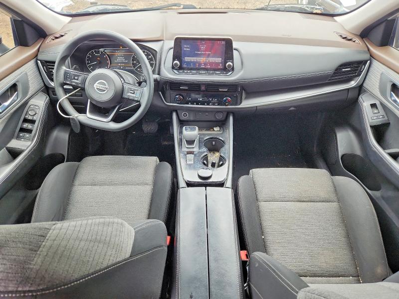 2021 Nissan Rogue VIN JN8AT3BB5MW204988 COPART salvage auction — FRONT END, Il - Salvage Certificate, sold $5,400 on 2026-07-28 (photo 8)