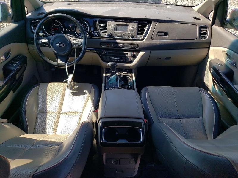 2015 Kia SEDONA VIN KNDMC5C15F6045127 COPART salvage auction — SIDE, IN - CERT OF TITLE-SALVAGE TITLE, sold $900 on 2026-07-07 (photo 8)