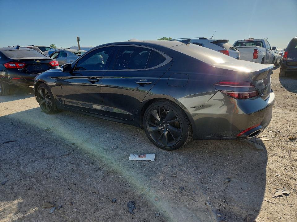 2023 Genesis G70 VIN KMTG54TE1PU127732 COPART salvage auction — SIDE, In - Cert Of Title-Salvage Title, sold $20,400 on 2026-07-31 (photo 2)