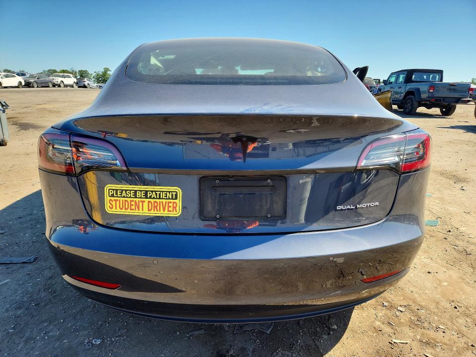 2022 Tesla Model 3 VIN 5YJ3E1EB6NF129352 COPART salvage auction — SIDE, Va - Cert Of Title - Salvage, sold $5,200 on 2026-07-29 (photo 6)