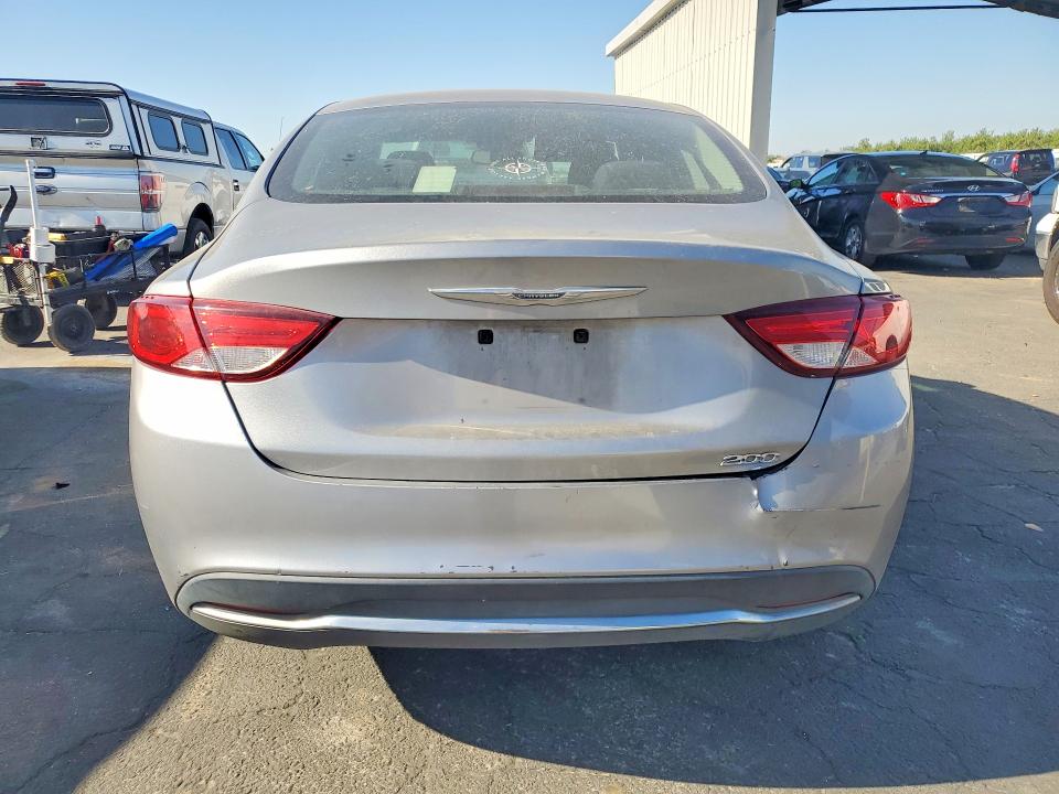 2015 Chrysler 200 VIN 1C3CCCAB0FN732442 COPART salvage auction — REAR END, CA - SALVAGE CERTIFICATE, sold $750 on 2026-07-13 (photo 6)